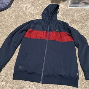 Quiksilver Dark Blue Hooded Jacket